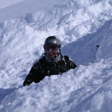Osannolika m&auml;ngder med puderl&auml;tt sn&ouml;!!. Foto: &Ouml;sten Lindgren. &Aring;kare: Stefan Lindgren.