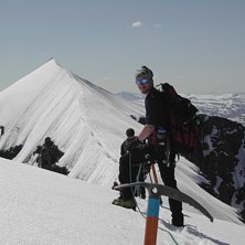 Gick en alpin kl&auml;tterkurs d&auml;r vi hade kalasv&auml;de. Foto: Henrik Mattson. &Aring;kare: Johan Hernberg.