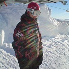 jag en kall dag i Duved. Foto: em. &Aring;kare: Malin.