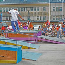 Bild fr&aring;n S&ouml;derhamn BBQ battle 2013.
Redigerad . Foto: Wille Jonsson. &Aring;kare: Erik Abrahamsson.