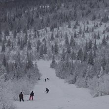 snowboard och skid&aring;kare l&aring;nbyts gear=). Foto: jonathan svensson. &Aring;kare: adam, p&auml;r wilmer, gabriel, jonny och carl.