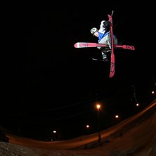 Fredagkv&auml;ll, minus 14, en av m&aring;nga fina grabs av. Foto: Henning Olsson. &Aring;kare: Frans Nord&eacute;n.