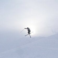 Jag och tv&aring; kompisar var i Gr&auml;nsen under sportlo. Foto: Simon Pont&eacute;r. &Aring;kare: Linus Nystr&ouml;m.