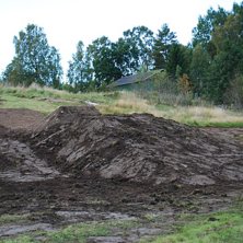 Nu &auml;r &auml;ntligen grundjobbet klart. nu ska det bar. Foto: Jag (oskar andersson).