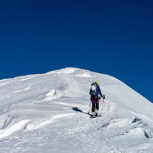 Sista biten upp till toppen. Foto: Erik Fr&ouml;jdh.
