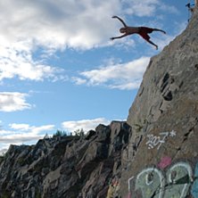 flying squirrel! ;). Foto: jag. &Aring;kare: harrebarre.
