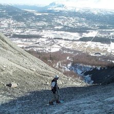 Det va inte s&aring; mycket sn&ouml; den p&aring;sken....... Foto: Johan Holmst&ouml;m. &Aring;kare: P&auml;r Hagenstam.