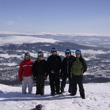 Foto: N&aring;gon fr&aring;n lofsdalen... &Aring;kare: Andreas, Fredrik, Anders, Reidmar och Jag.