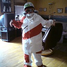 jag med min skiddress:). Foto: bruur. &Aring;kare: jag.