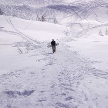 ALONE IN THE WHITE. Foto: DIEGUITO. &Aring;kare: PAOLANO.