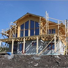 v&auml;rt hus Bear Peak, Copperhill, Bj&ouml;rnen, &Aring;re, S. Foto: Ronald Maagdenberg.