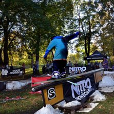 rollinsnow railjam  slottsbacken U-sala. Foto: Jesper Olsson.