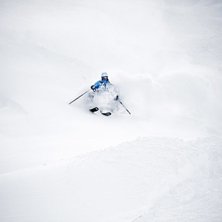Nothing but pow.. Foto: Marcus R&ouml;nne. &Aring;kare: Christoffer Str&ouml;m.