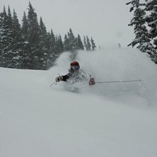 Sa har kan det se ut nar snon kommit till Canada. . Foto: Erik Dansbo. &Aring;kare: Alexander Nylen.