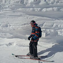 Mkt sn&ouml; f&ouml;r tv&aring; veckor sedan i La Thuile!. Foto: Bigolle. &Aring;kare: Hugo.