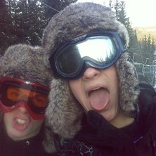 Jag o Robin 2 dar innan ny&aring;r i liften. Foto: Alexander Eriksson. &Aring;kare: Robin dahlstr&ouml;m &amp;amp; Alex eriksson.