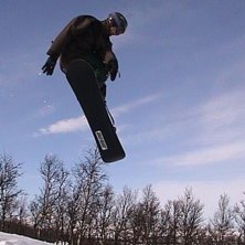 Underbar plats f&ouml;r skid-/ br&auml;d&aring;kning. Foto: Minns inte. &Aring;kare: Lennart Olsson.