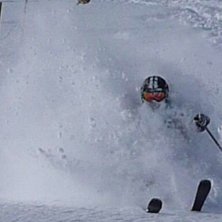 djup puder p&aring; hintertux. Foto: pappa. &Aring;kare: jag.