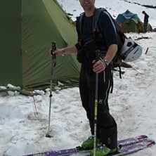 Laddad inf&ouml;r dagens topptur. Foto: Ok&auml;nd. &Aring;kare: David Zughaft.