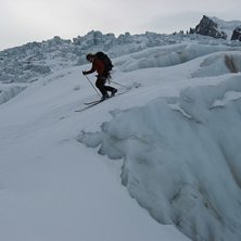 P&aring; v&auml;g hem fr&aring;n kl&auml;ttring... Foto: Johan Johansson. &Aring;kare: Sara Widell.