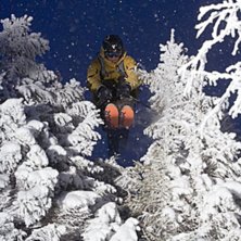 En sen kv&auml;ll i &aring;re och jag sl&auml;pade upp stora bl. Foto: Jesper Molin. &Aring;kare: Reine Bakkered.