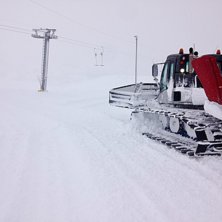 Nysn&oslash; og pudder
JIPPI - VI HAR F&Aring;TT MASSE HERLEG.