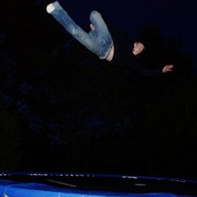Leker lite p&aring; trampolinen. Ska va en backflip+mut. Foto: Erik Ekstr&ouml;m. &Aring;kare: Linus Gentzel.