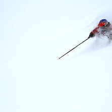En sk&ouml;n dag i det vita guldets tecken!. Foto: David Klingberg. &Aring;kare: Fredrik Nordenberg.