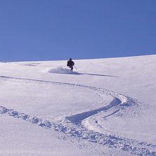 Laddar inf&ouml;r insteget till b&auml;ckravinen vid Koppa. Foto: Patrik Paulsson. &Aring;kare: Daniel Sj&ouml;stedt.