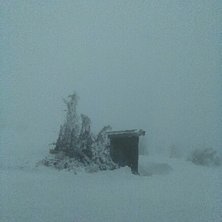 Siste dag i p&aring;skeferien 
T&aring;ke og sn&oslash;v&aelig;r men fi.