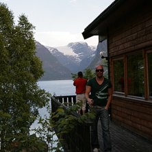 Foto: Johan. &Aring;kare: Jag o Hendrik.