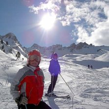 Offpisten Vid Bad Hofgastein. Foto: Petters Pappa. &Aring;kare: Petter och Alex.