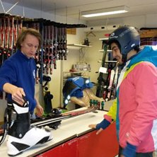 F&oslash;rstemann i skiutleia og bakken
Her er de mest i.
