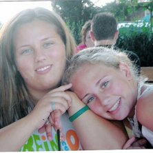 Detta &auml;r mig, och den min sisteren, i Disneylang . Foto: Mig och min sister. &Aring;kare: Megan.