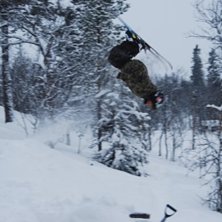 Jag o grabbarna lekte lite... :). Foto: algot olsen. &Aring;kare: victor white.