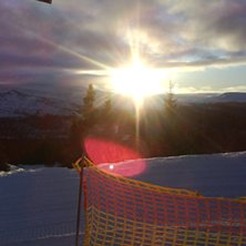 Mitt kontor en dag i slutet p&aring; december. Foto: Moi.