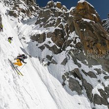 Steepskiing n&auml;r den &auml;r som b&auml;st.. Foto: Ben Tibbetts. &Aring;kare: Jesper Petersson.