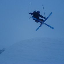 Sk&ouml;nt hopp i 0-Sikt. Foto: Sofia Erikson. &Aring;kare: Niklas Brunefeldt.