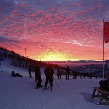 En m&auml;ktig syn p&aring; ny&aring;rsaftons morgon 06 p&aring; d&aring;v. Foto: Josephine Are.
