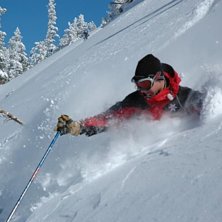 En av de lyckliga nya ski-patrol killarna p&aring; &aring;re. Foto: Bj&ouml;rn Nilsson. &Aring;kare: Ny skipatrol kille.