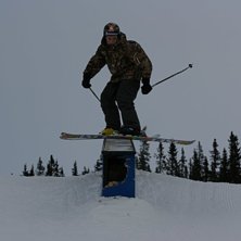 en rail i bydalen.. Foto: Gurra. &Aring;kare: Jag(Jesper).