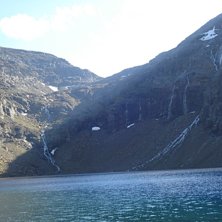 Framme vid Tollsj&ouml;n. Det var kring 25 grader varm. Foto: Sofia Wallstr&ouml;m.