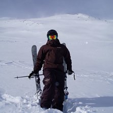 lite bl&aring;sigt, 25 cm nypuder, skitsoft. Foto: Linn Karlsson. &Aring;kare: Emanuel Elofsson.