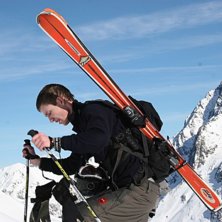 Hiking above Pettneu. Foto: Anders Kunze. &Aring;kare: Martin B&aelig;kby.