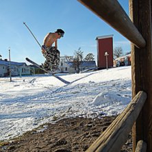 G&ouml;tt med sn&ouml;! K&auml;nns lite som v&aring;ren.. Foto: Tobias Johansson. &Aring;kare: Rickard Bergqvist.