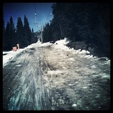 Sjukt bra sn&ouml;tillg&aring;ng i br&auml;ckeliften!. Foto: Patrik Fernstr&ouml;m.