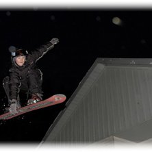 En vacker vinterdag noterades att Jakob G hade en . Foto: Jakob Gustavsson. &Aring;kare: Jesper Bengtsson.