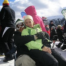 Ja &aring; t&ouml;sen p&aring; &aring;rets utomhusafterski. Foto: Maria. &Aring;kare: Jag &aring; tjejen.