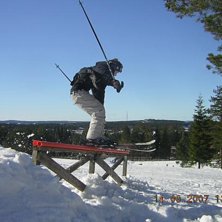 jag k&ouml;r en liten rail ^^. Foto: Adam. &Aring;kare: Jag (David).