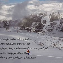 God jul!
Vi ynskjer alle v&aring;re gjester, trufaste d.